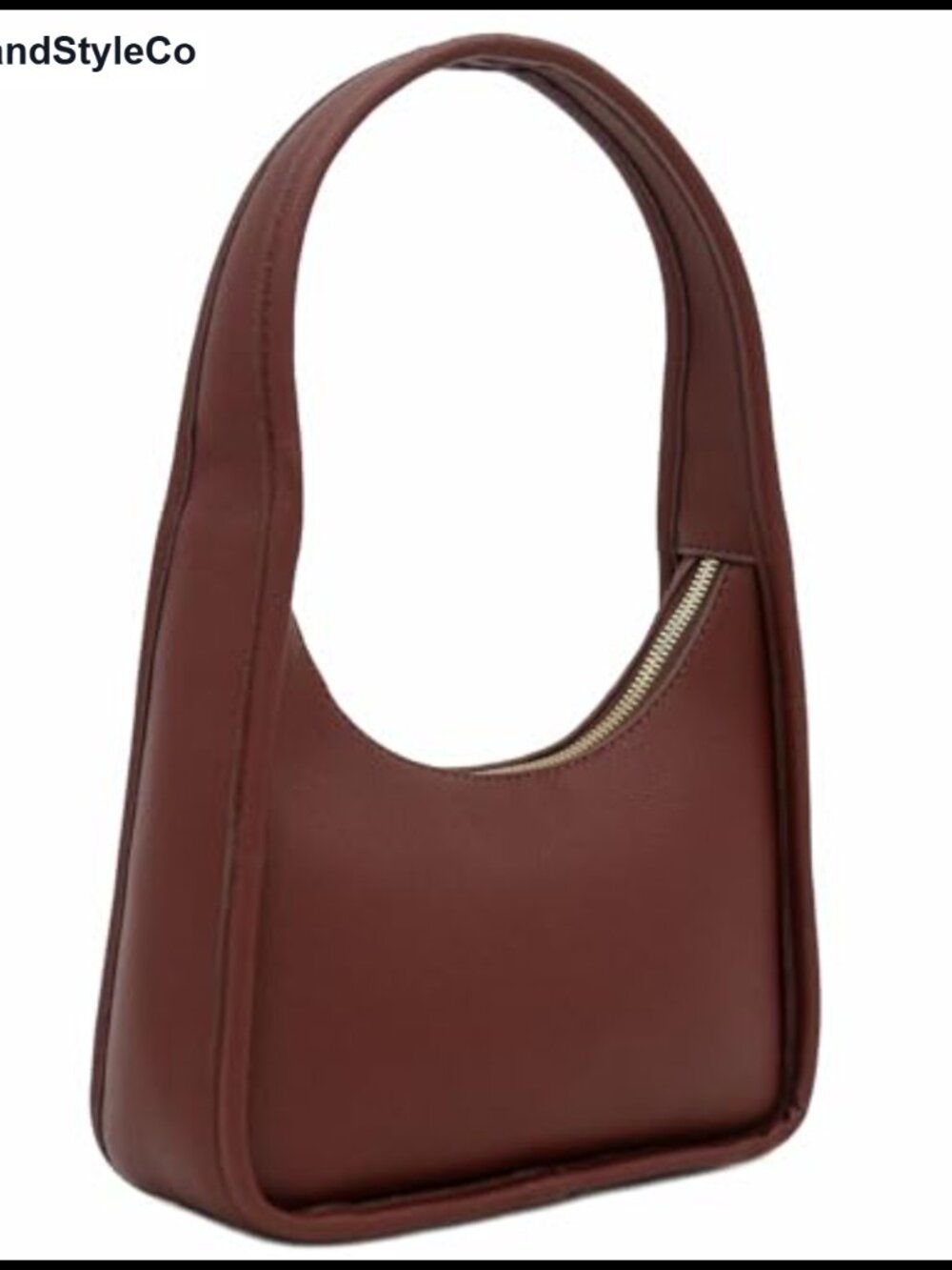 Faux Leather Small Shoulder Bag Chic Top Handle Purse for Everyday